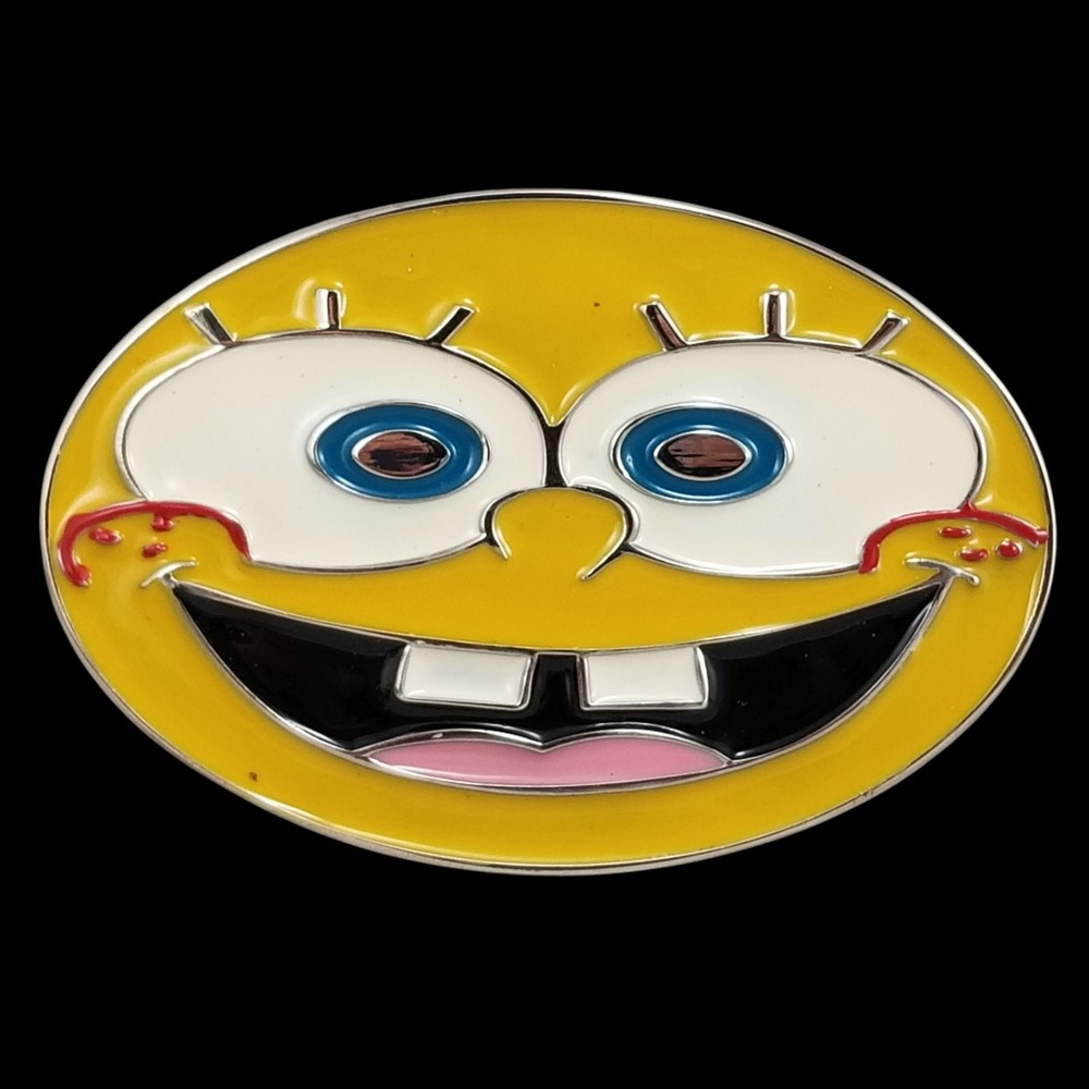 Spongebob Squarepants Enamel Belt Buckle Novelty Collectible Cartoon